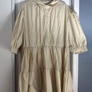 Boohoo linen dress